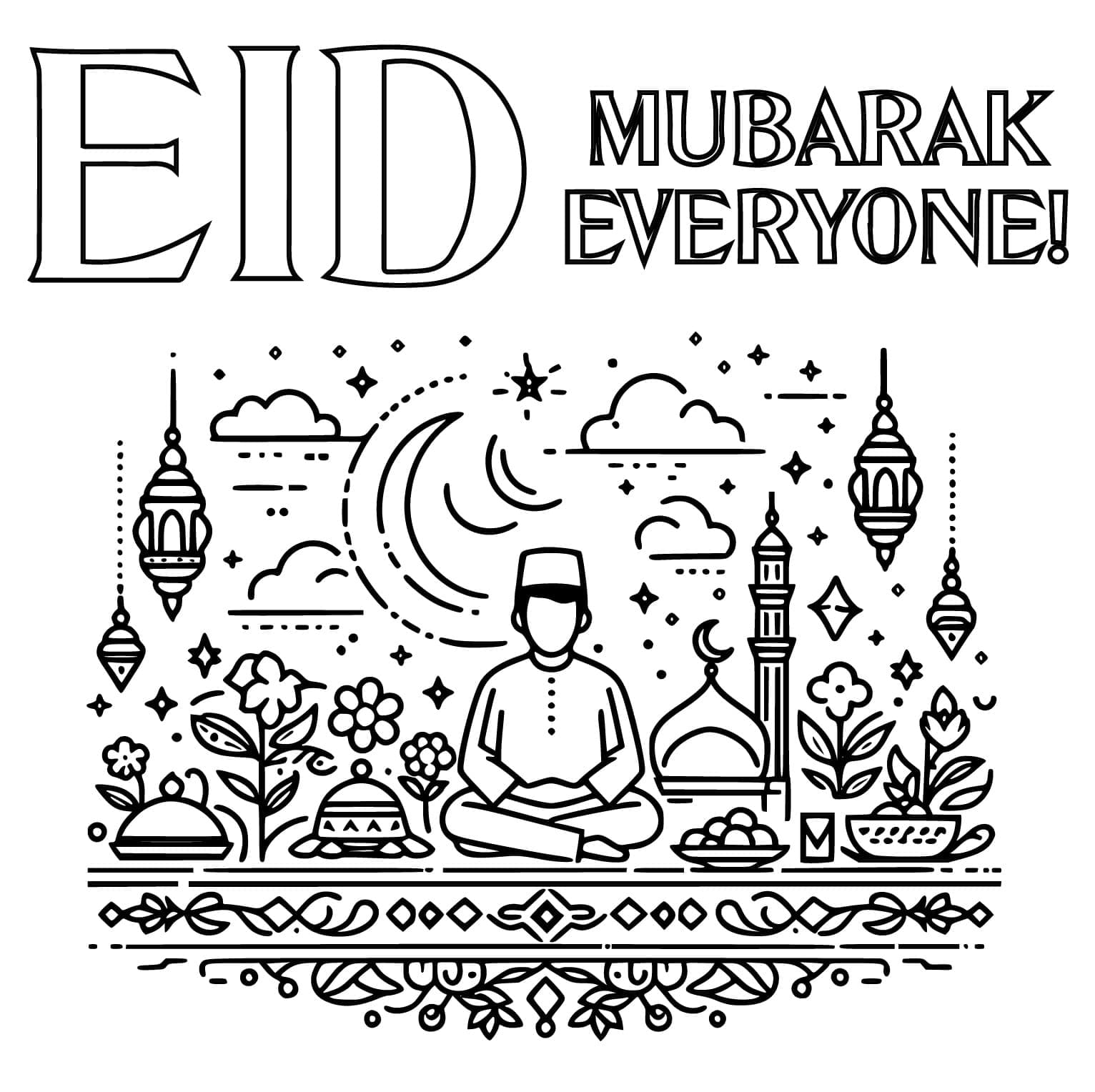 Eid Moebarak Iedereen