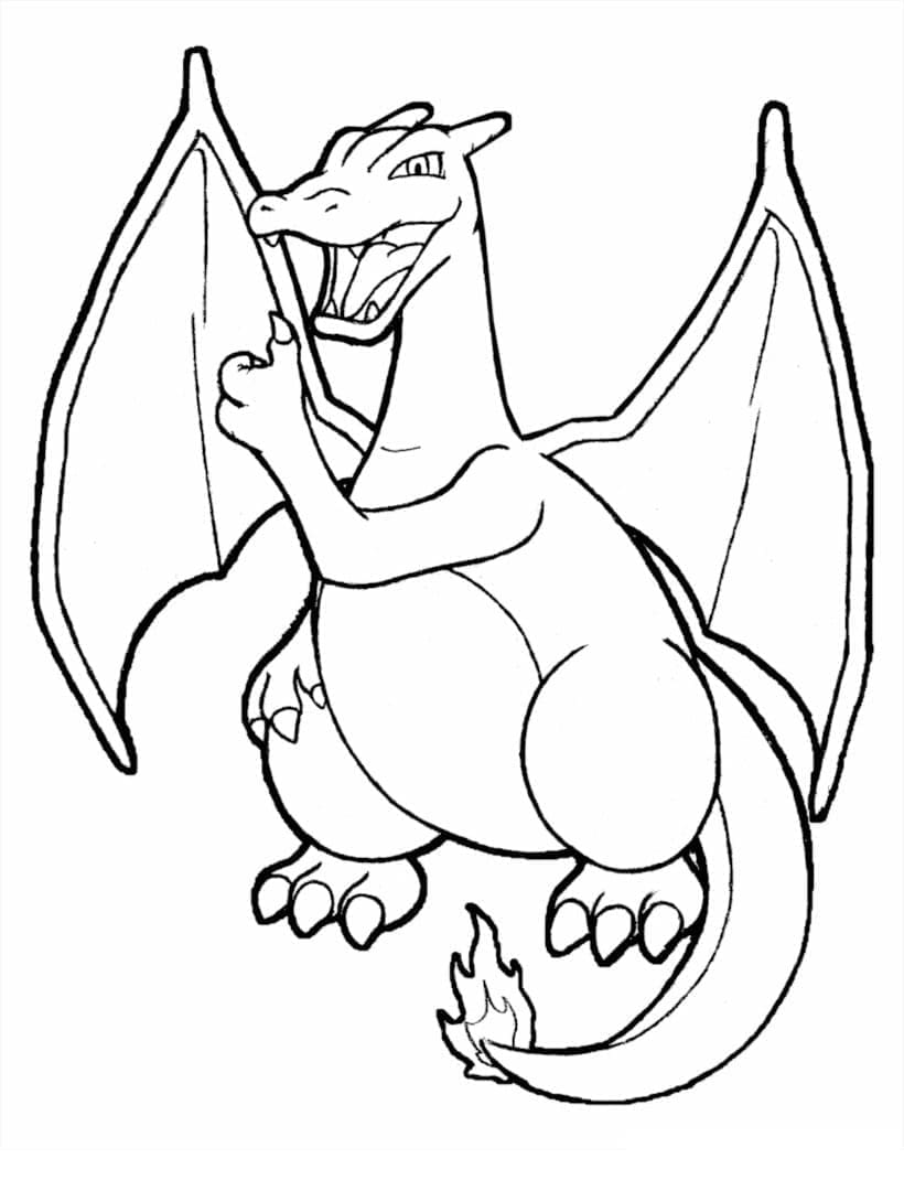 Geanimeerde Charizard