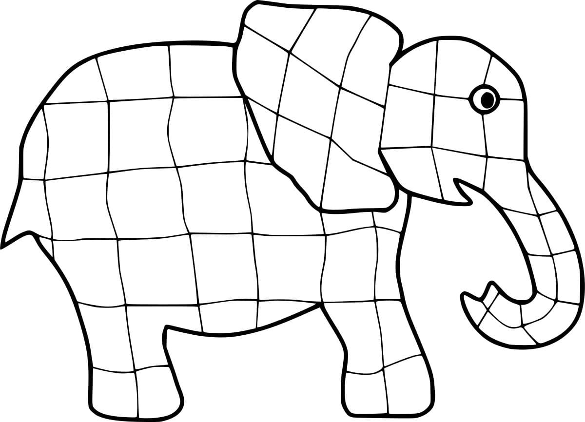 Gemakkelijke Elmer-olifant