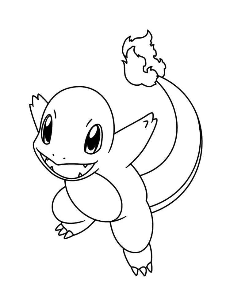 Gratis afdrukbare Charmander