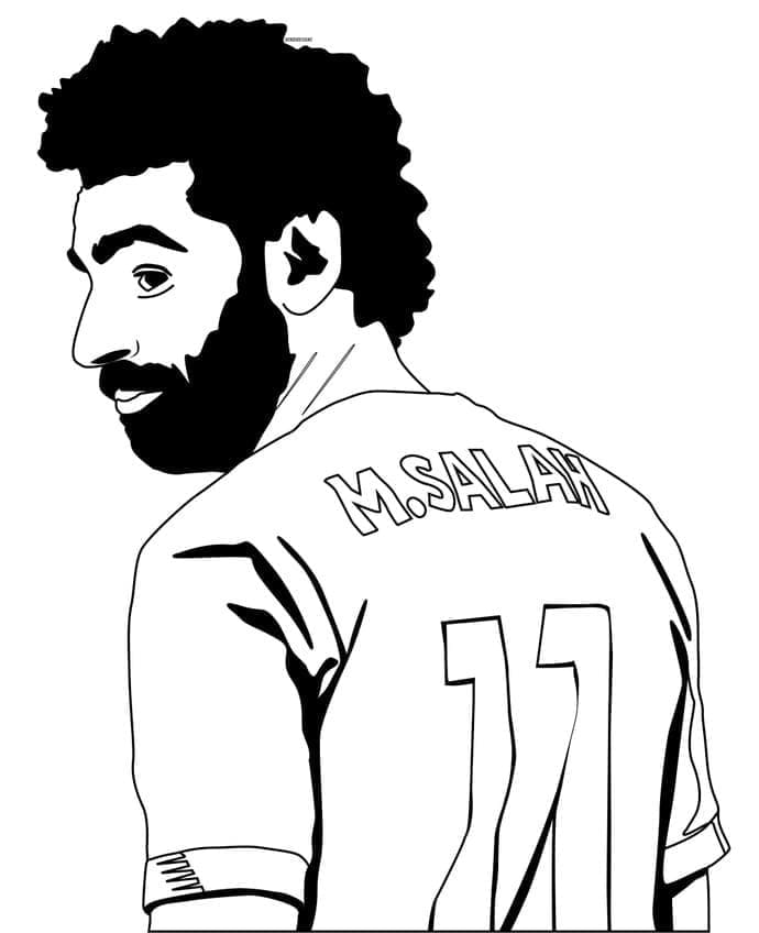 Gratis afdrukbare Mohamed Salah