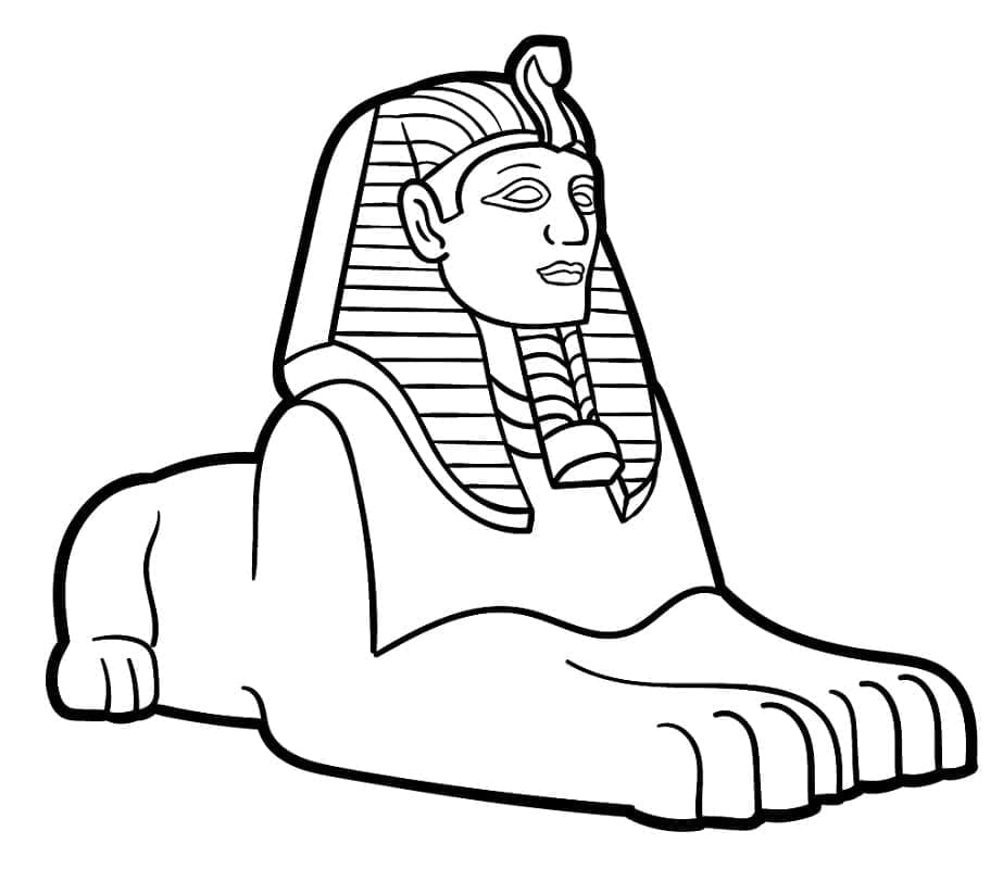 Grote Sfinx van Gizeh in Egypte