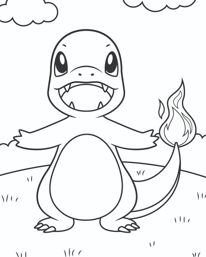 Heel blij Charmander