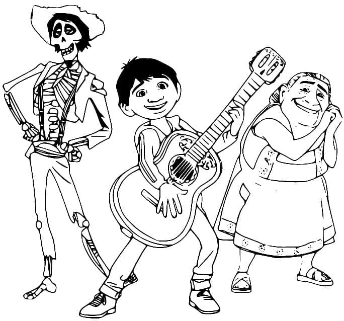 Personages uit Coco