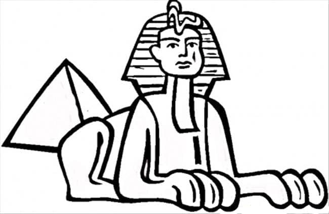 Piramide en Sfinx in Egypte