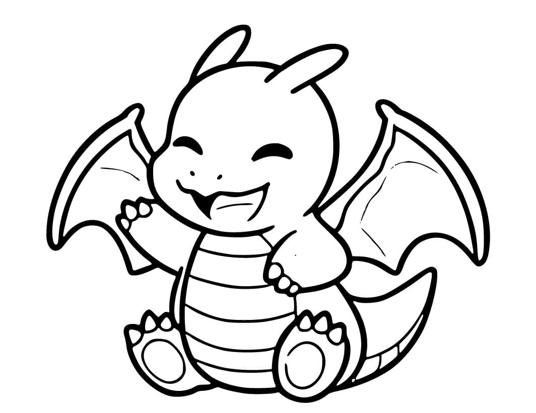 Schattige Dragonite-baby