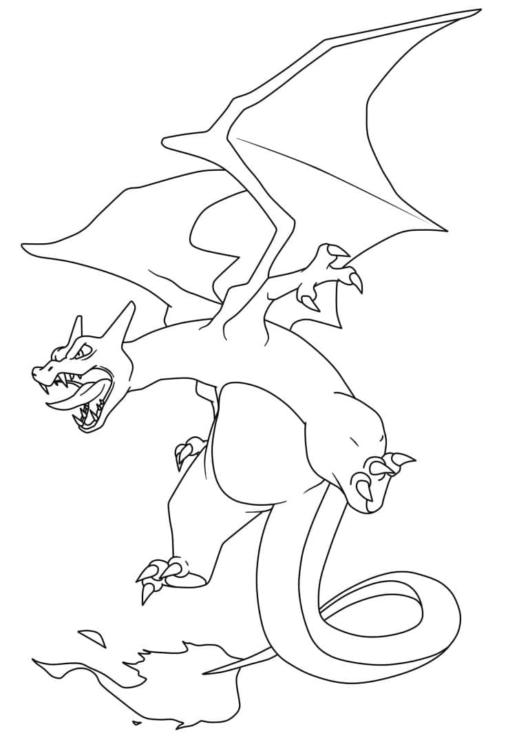 Zeer boze Charizard