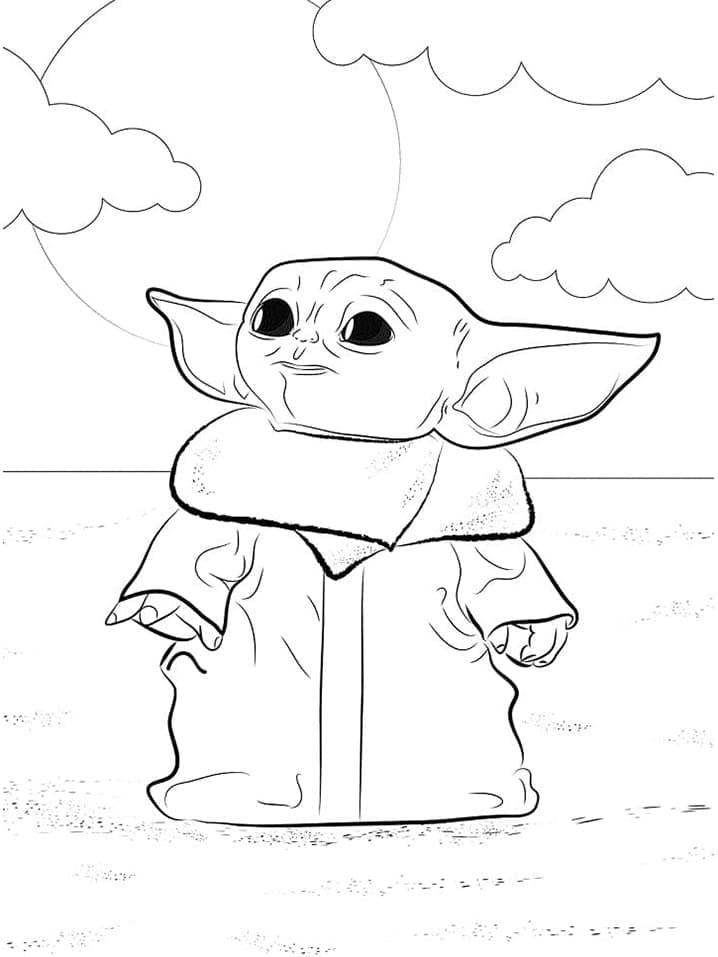 Baby Yoda uit Mandalorian