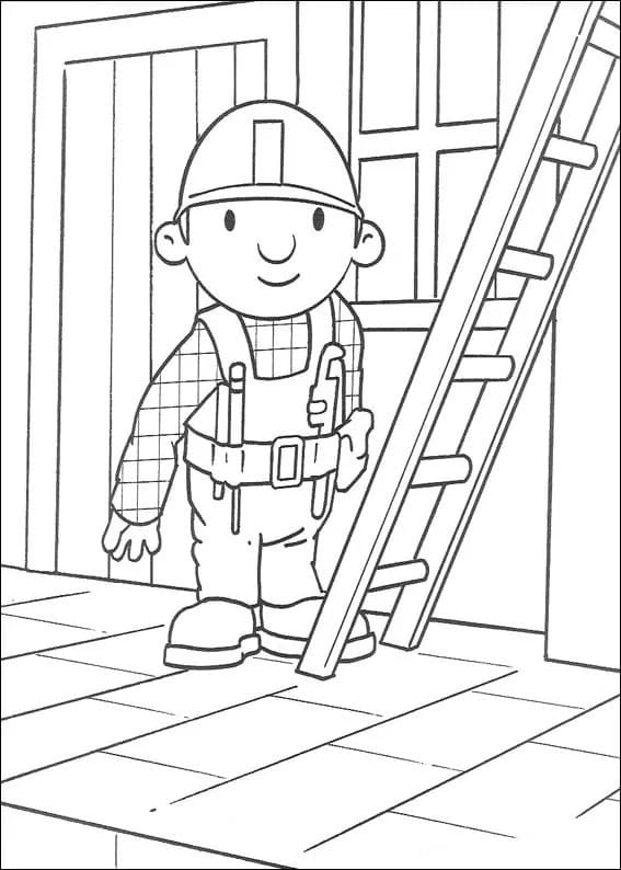 Bob met ladder