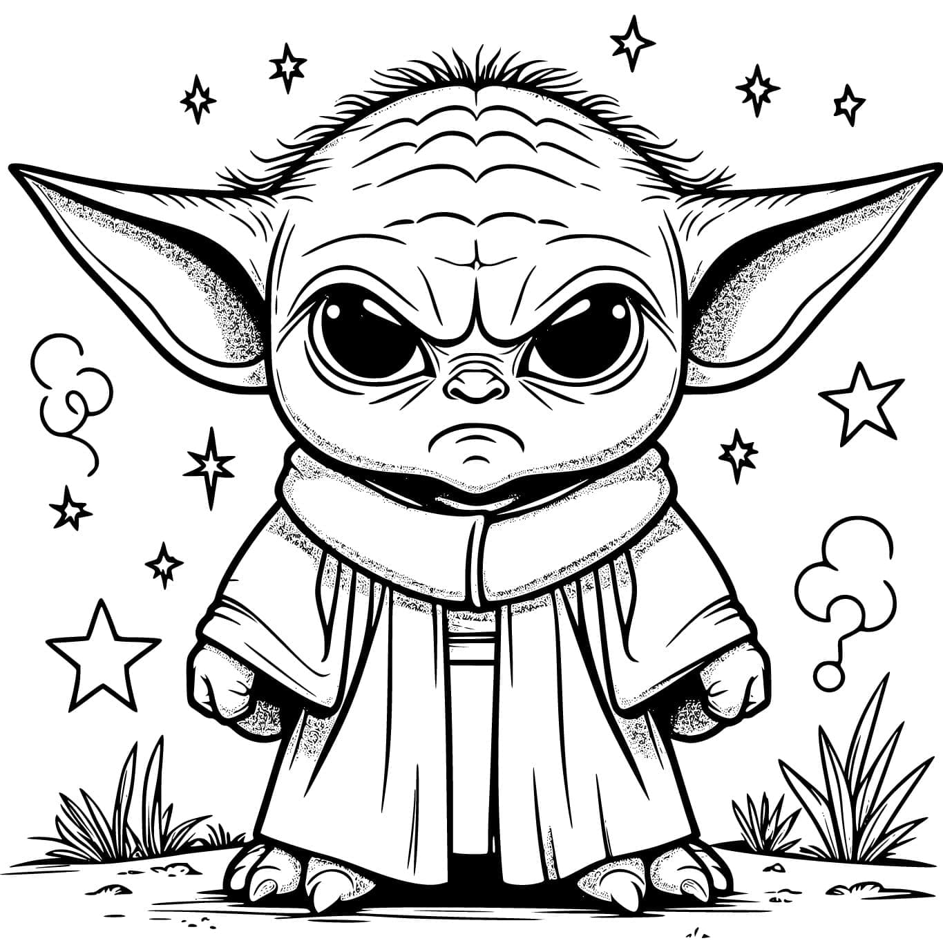 Boze baby Yoda