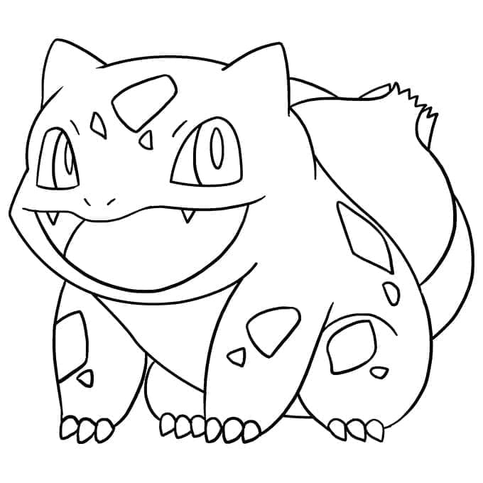 Bulbasaur blij