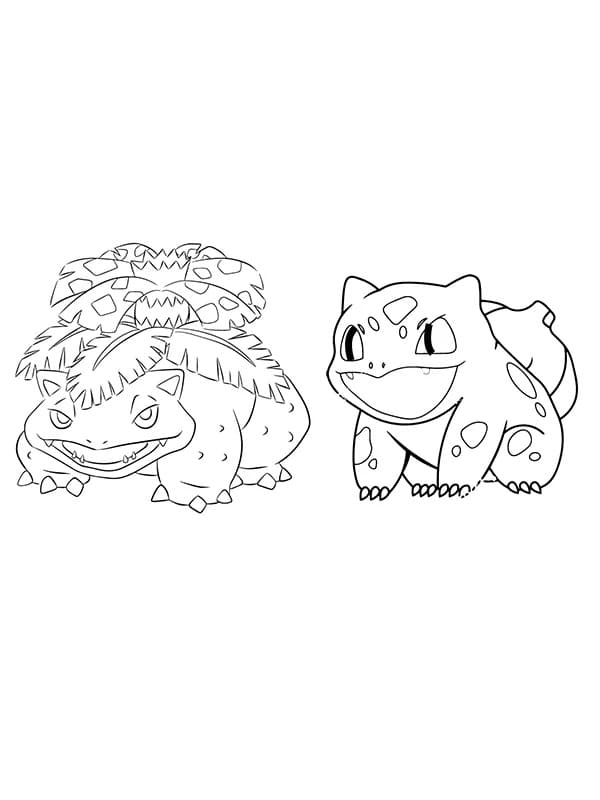 Bulbasaur en Venusaur