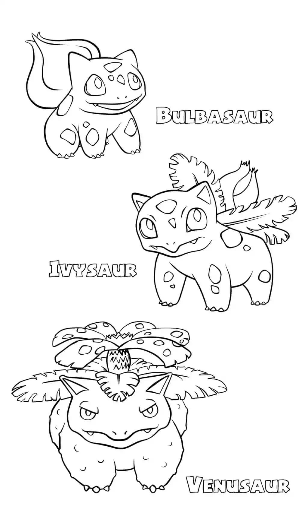 Bulbasaur evolutie