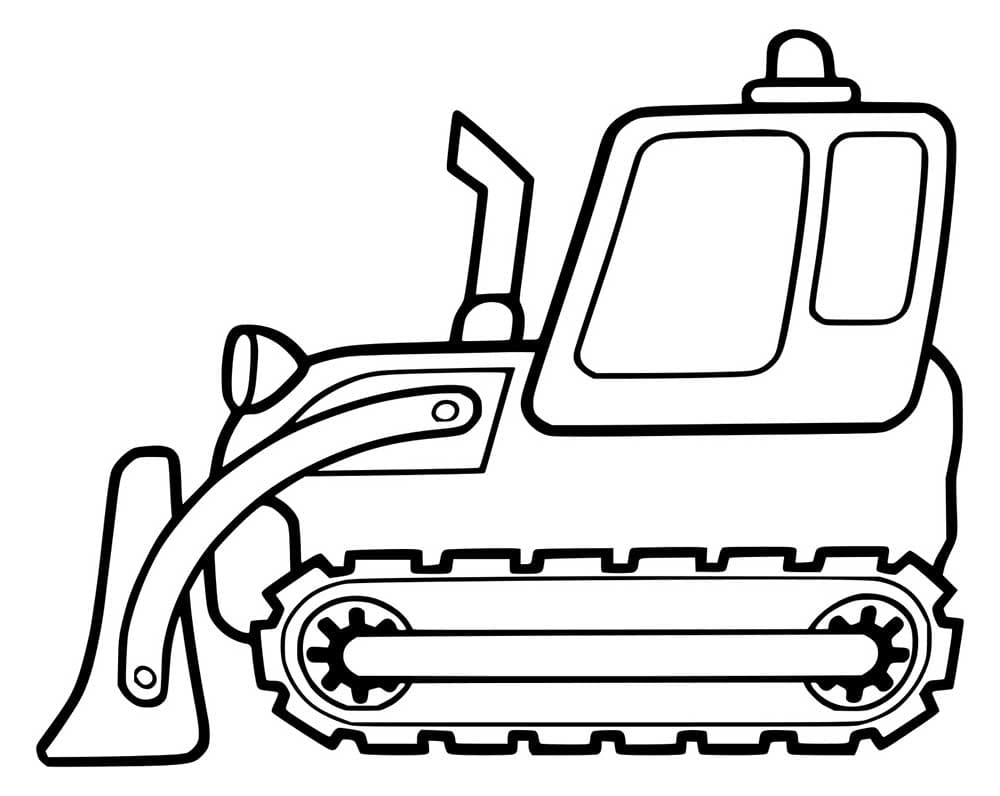 Bulldozer Simpel