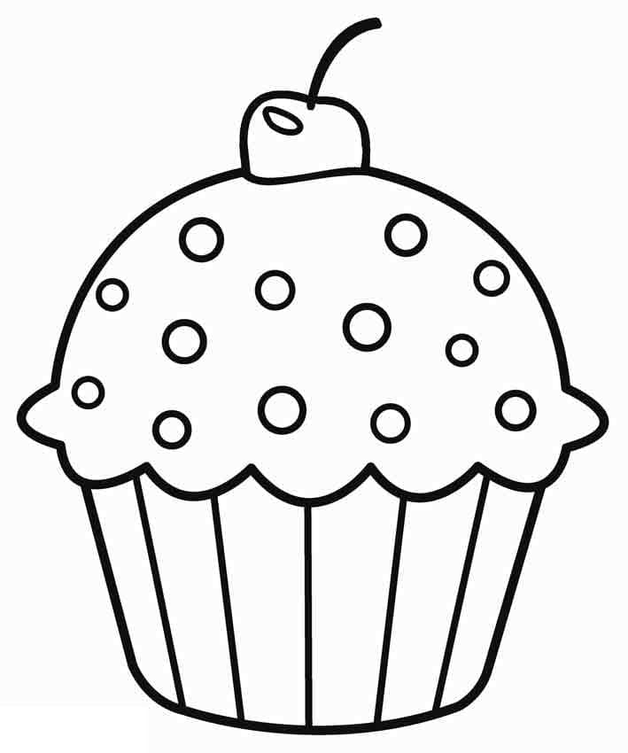 Heel eenvoudig cupcakeje