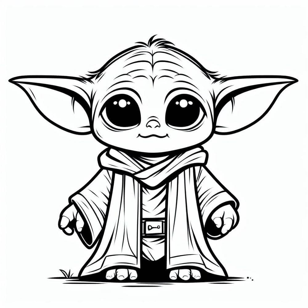 Heel schattig baby yoda