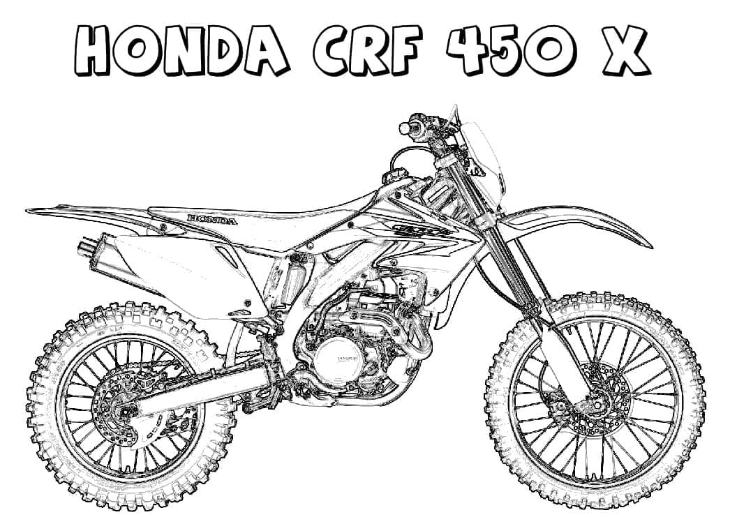 Honda CRF 450X crossmotor