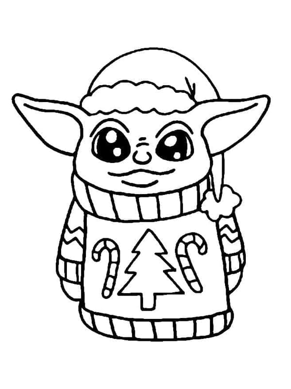 Kerst Baby Yoda