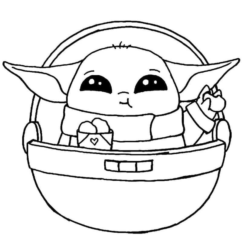 Kleine Baby Yoda