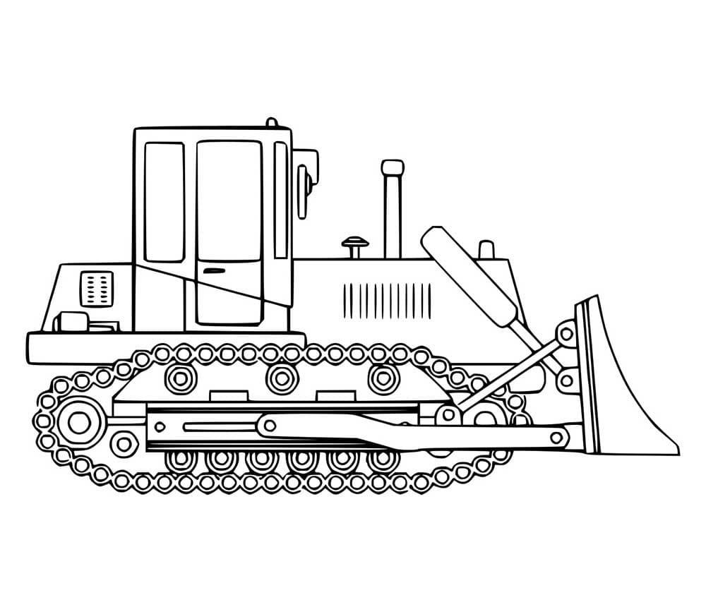 Realistische Bulldozer