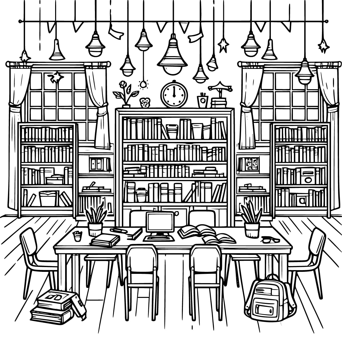 Universiteitsbibliotheek Kleurplaat Kinderen Kleurplaat Universiteitsbibliotheek Kleurplaat Kinderen Kleurplaat