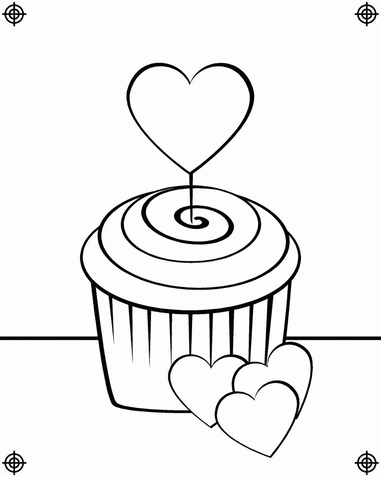 Valentijns cupcakeje