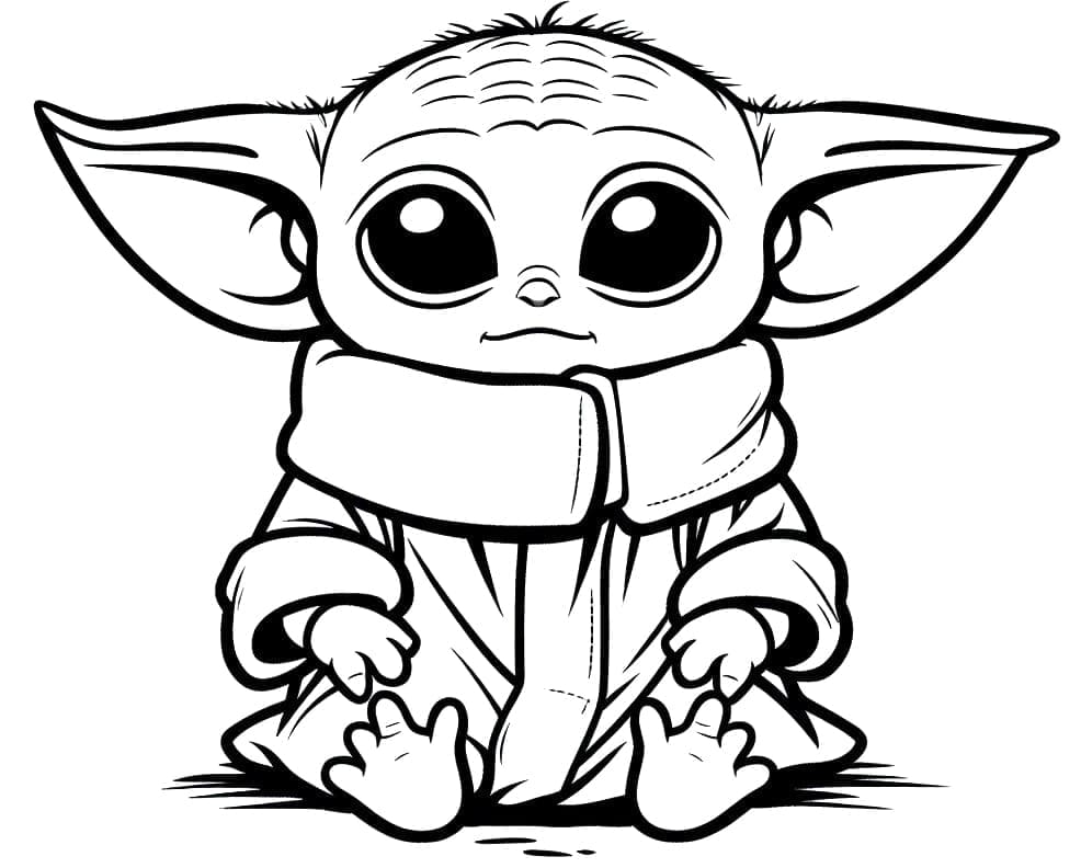 Vriendelijke Baby Yoda