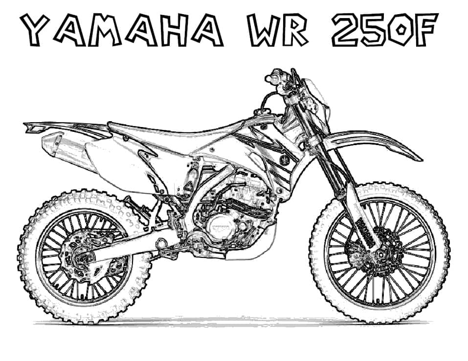 Yamaha WR 250F crossmotor