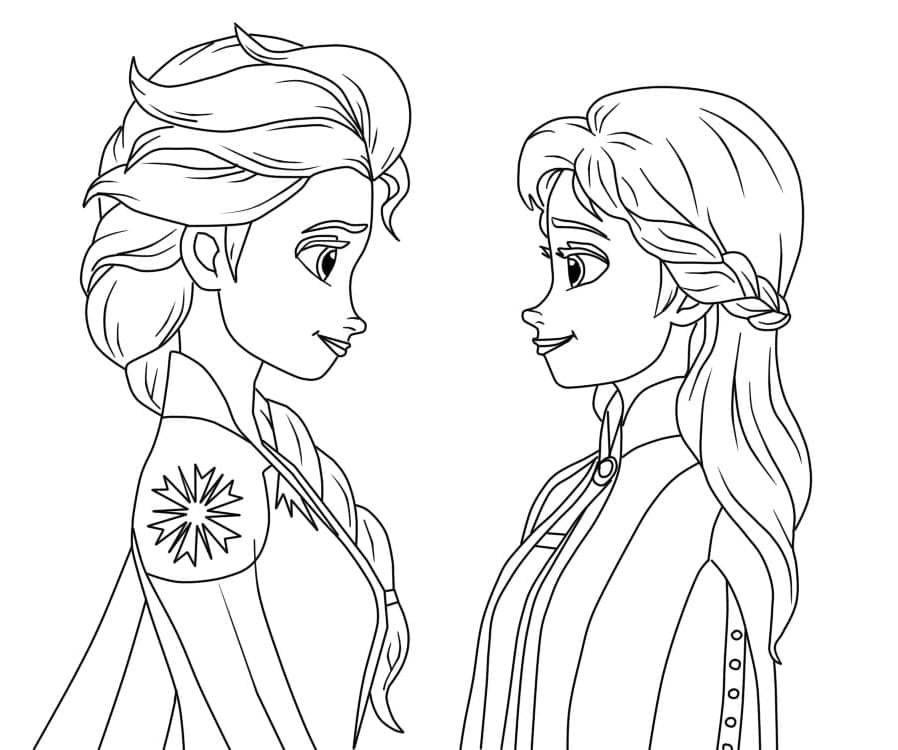 Disney Frozen Elsa met Anna