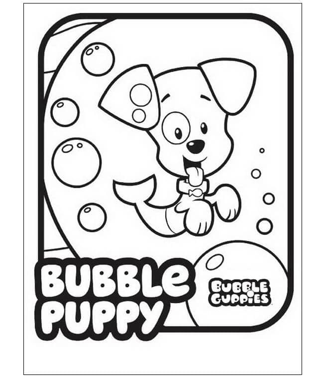 Ondeugende Puppy Bubbel