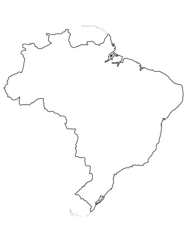 Overzichtskaart van Brazilie