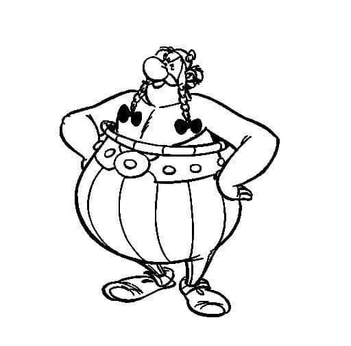 Tekening Obelix