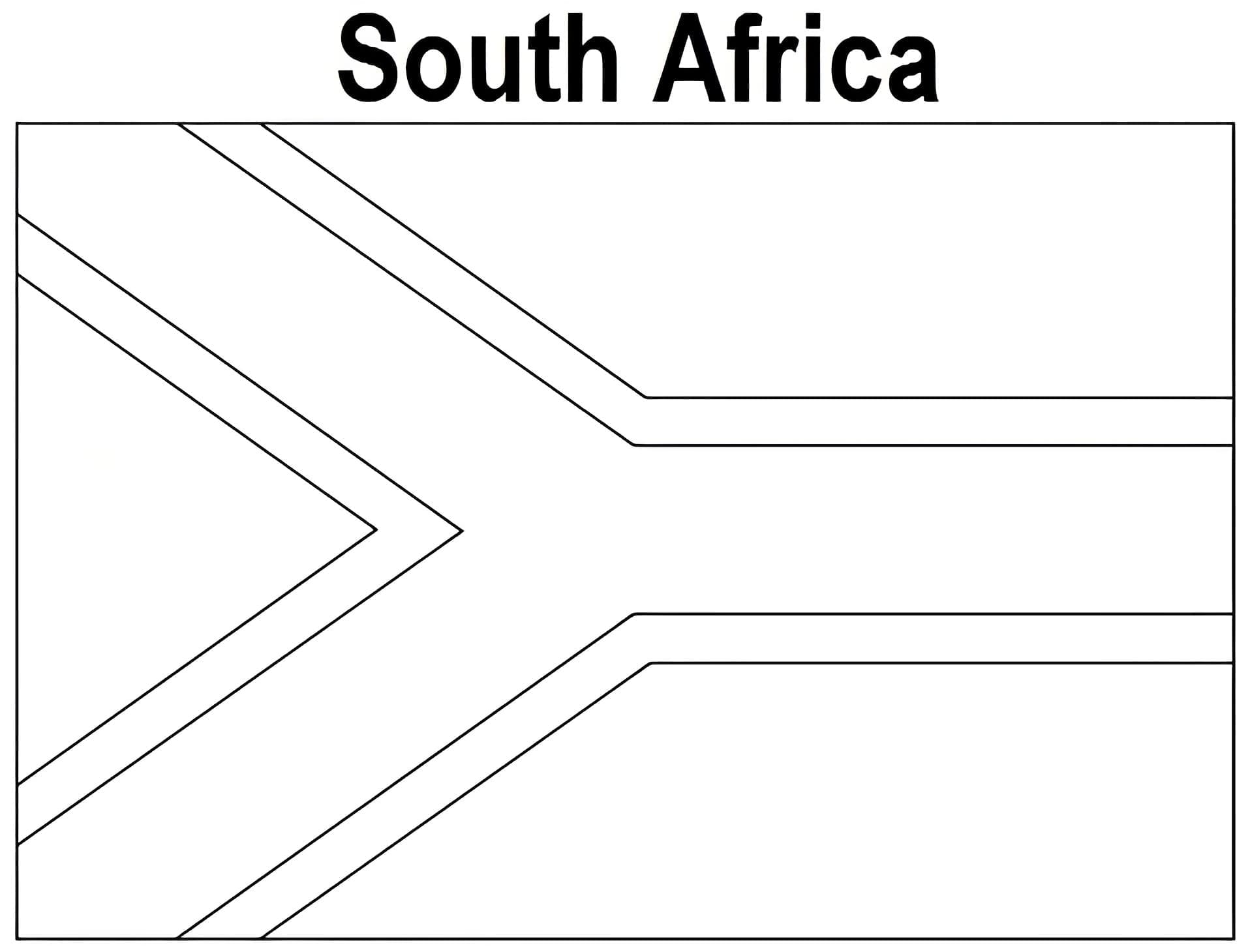 Vlag van Zuid Afrika