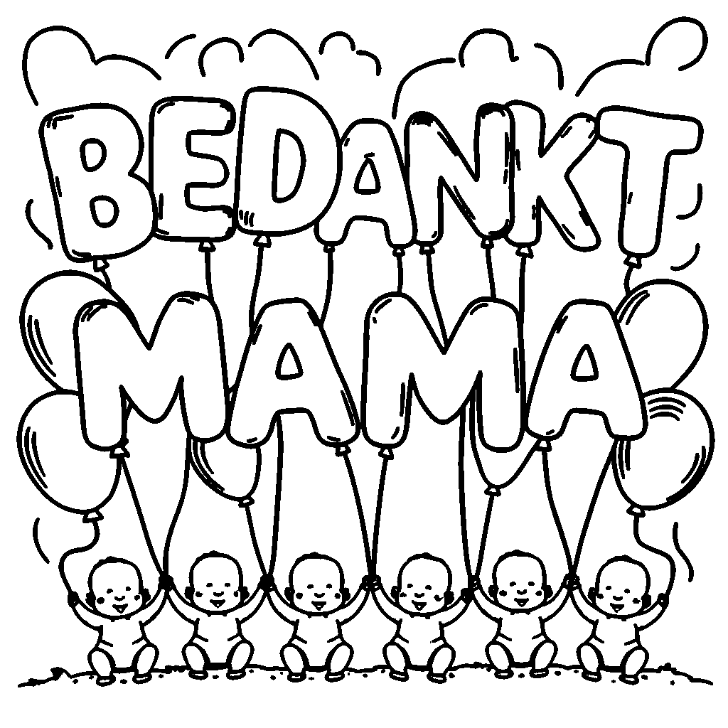 Baby Bedankt mama