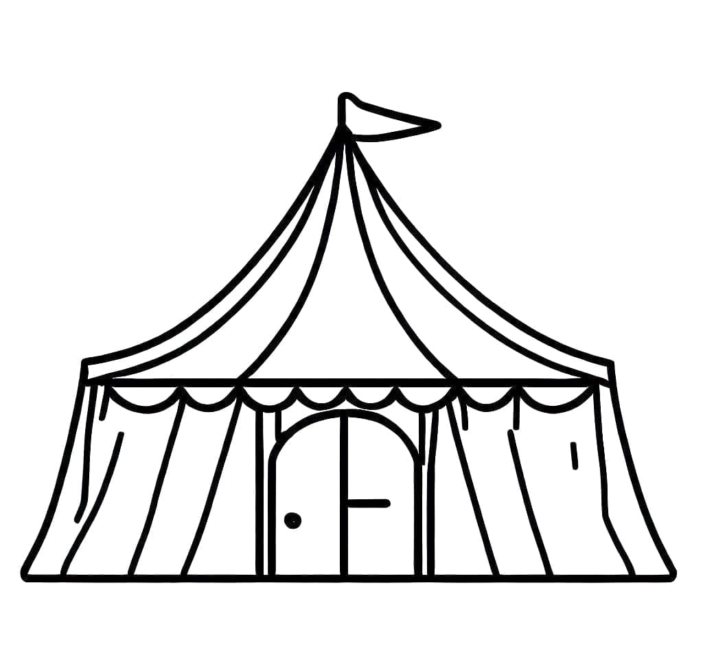 Circustent voor kinderen