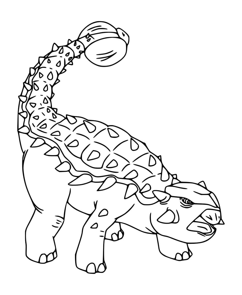 Eenvoudige Ankylosaurus