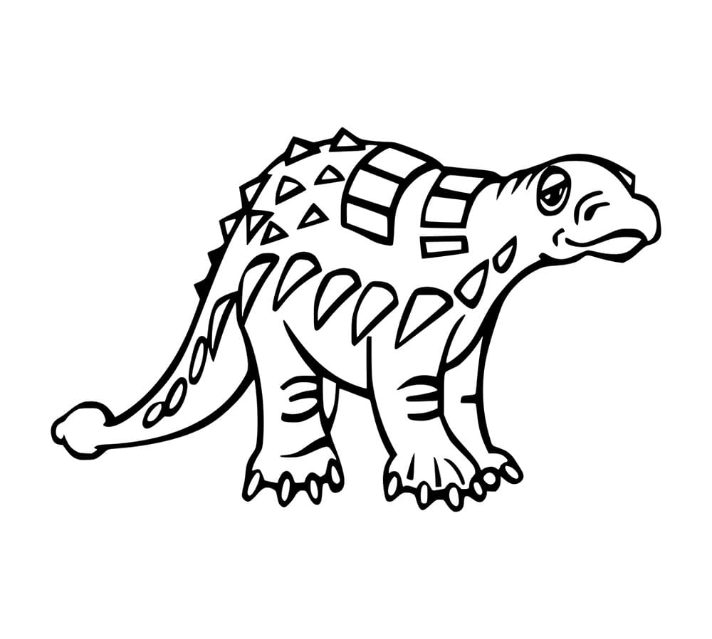 Schattige Ankylosaurus