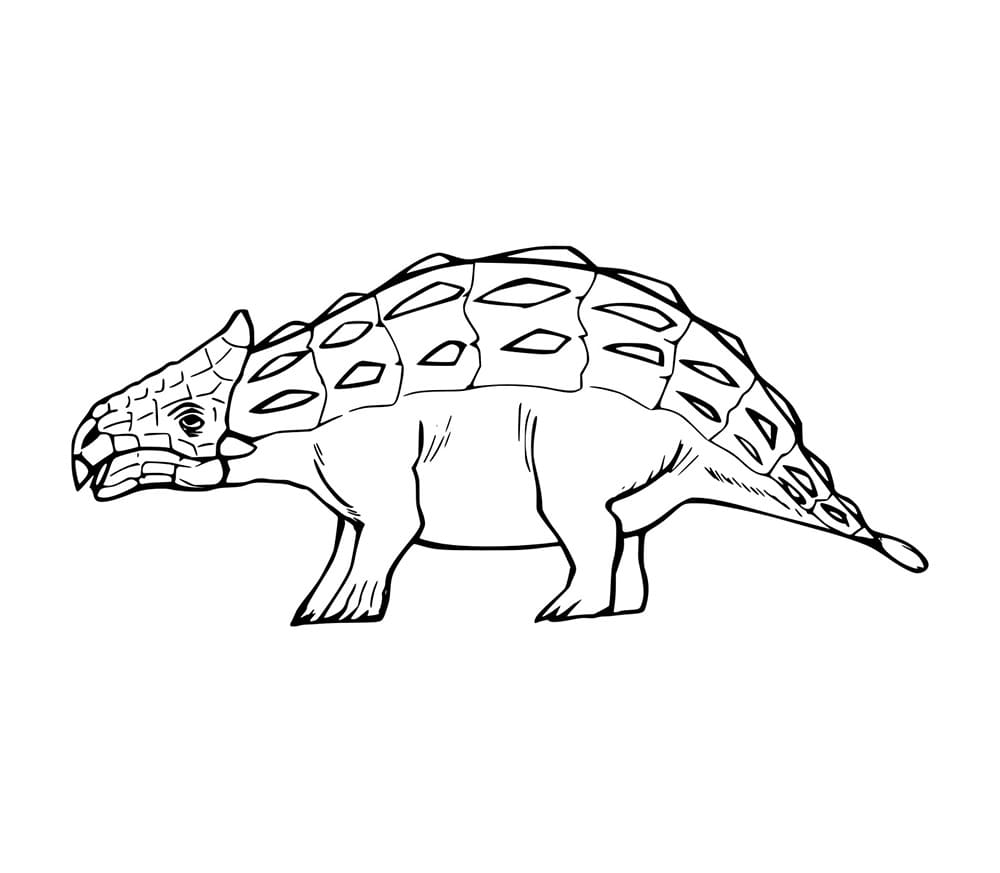 Wandelende Ankylosaurus