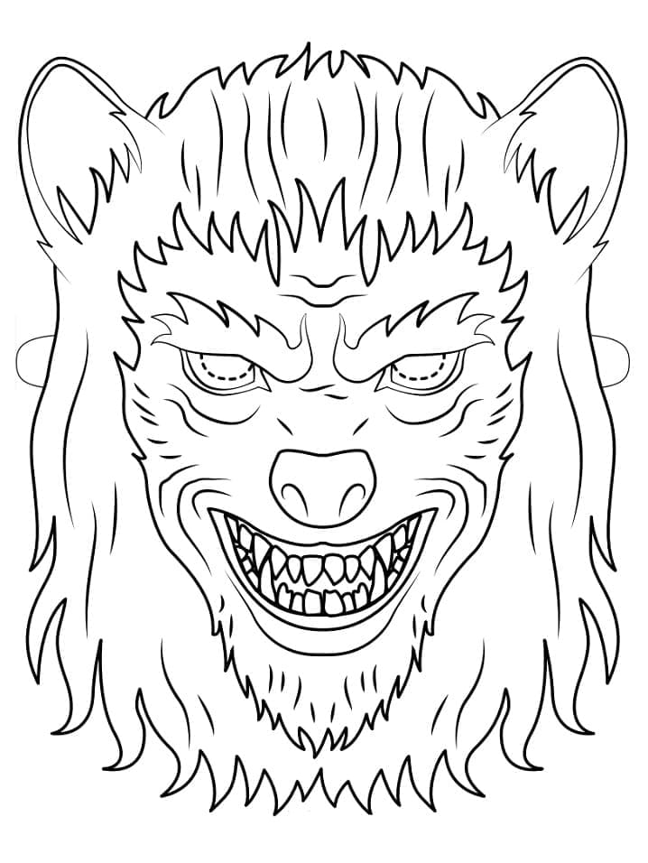 Weerwolf masker