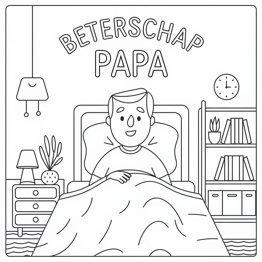 Afbeelding Beterschap Papa