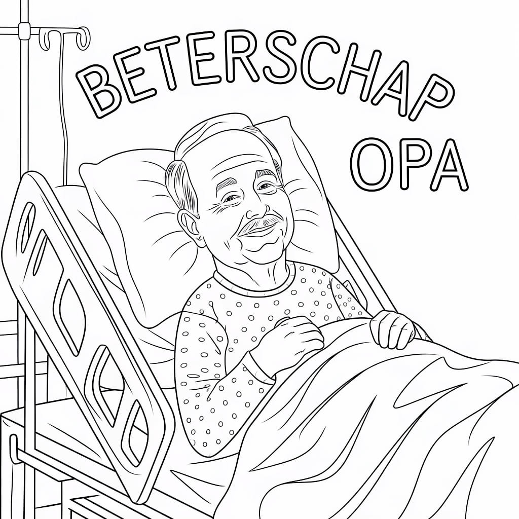 Afdrukken Beterschap Opa