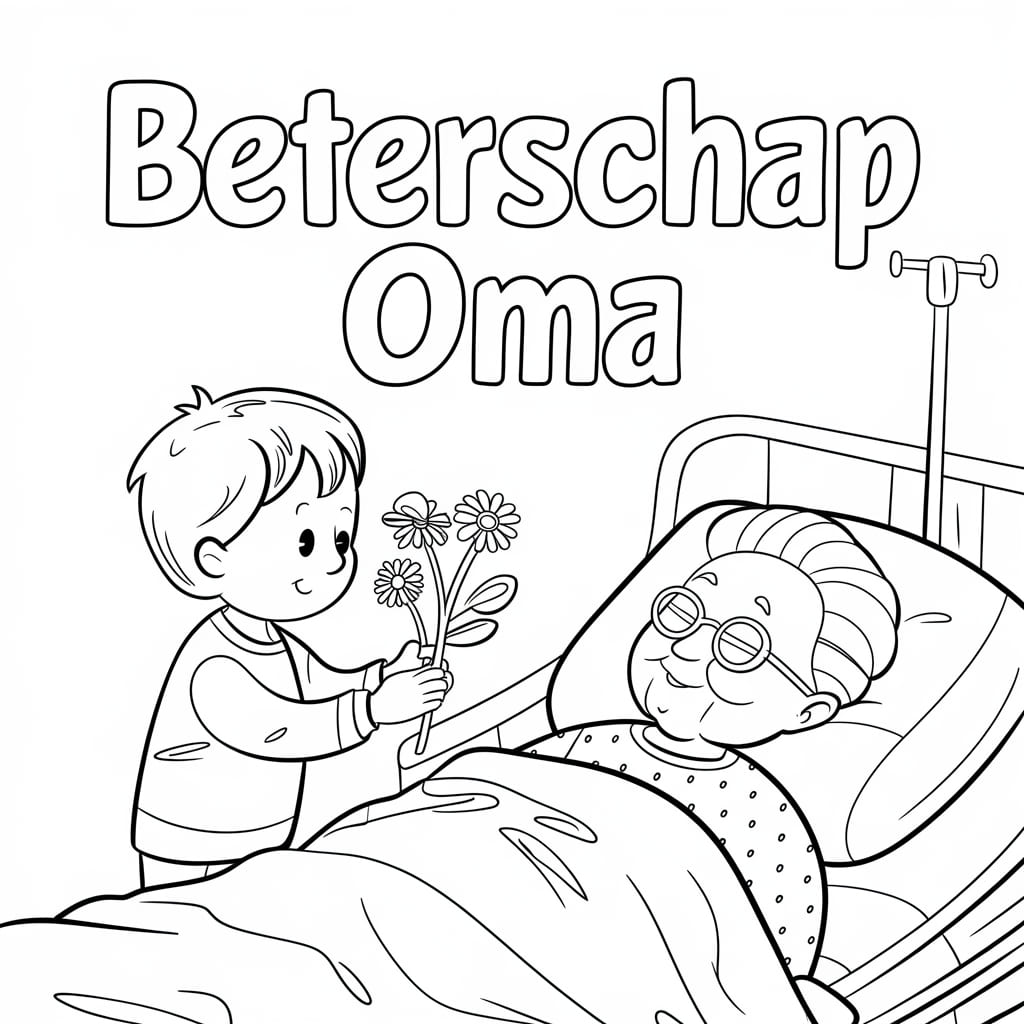 Baby Jongen wensen Beterschap Oma