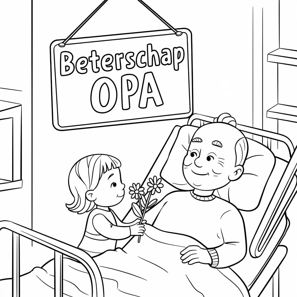 Babymeisje Beterschap Opa