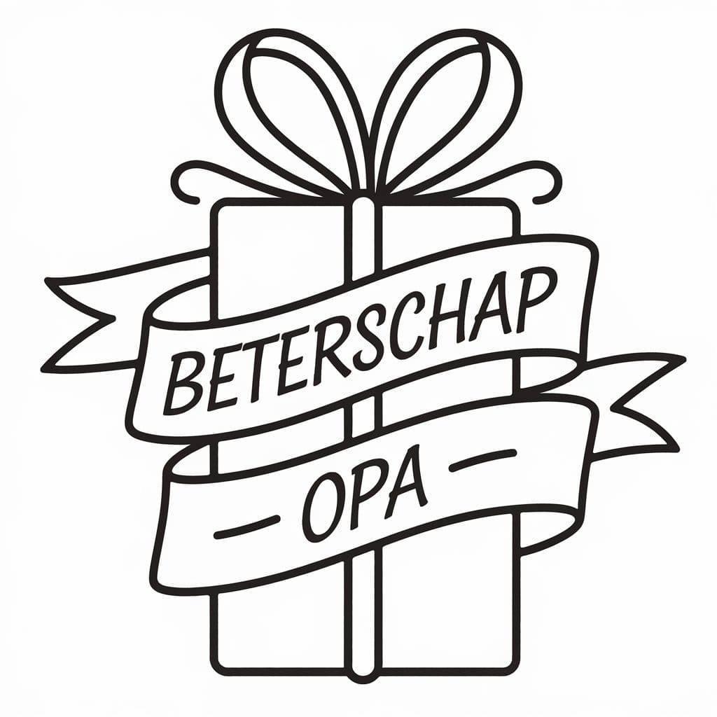 Beterschap Opa geschenkdoos