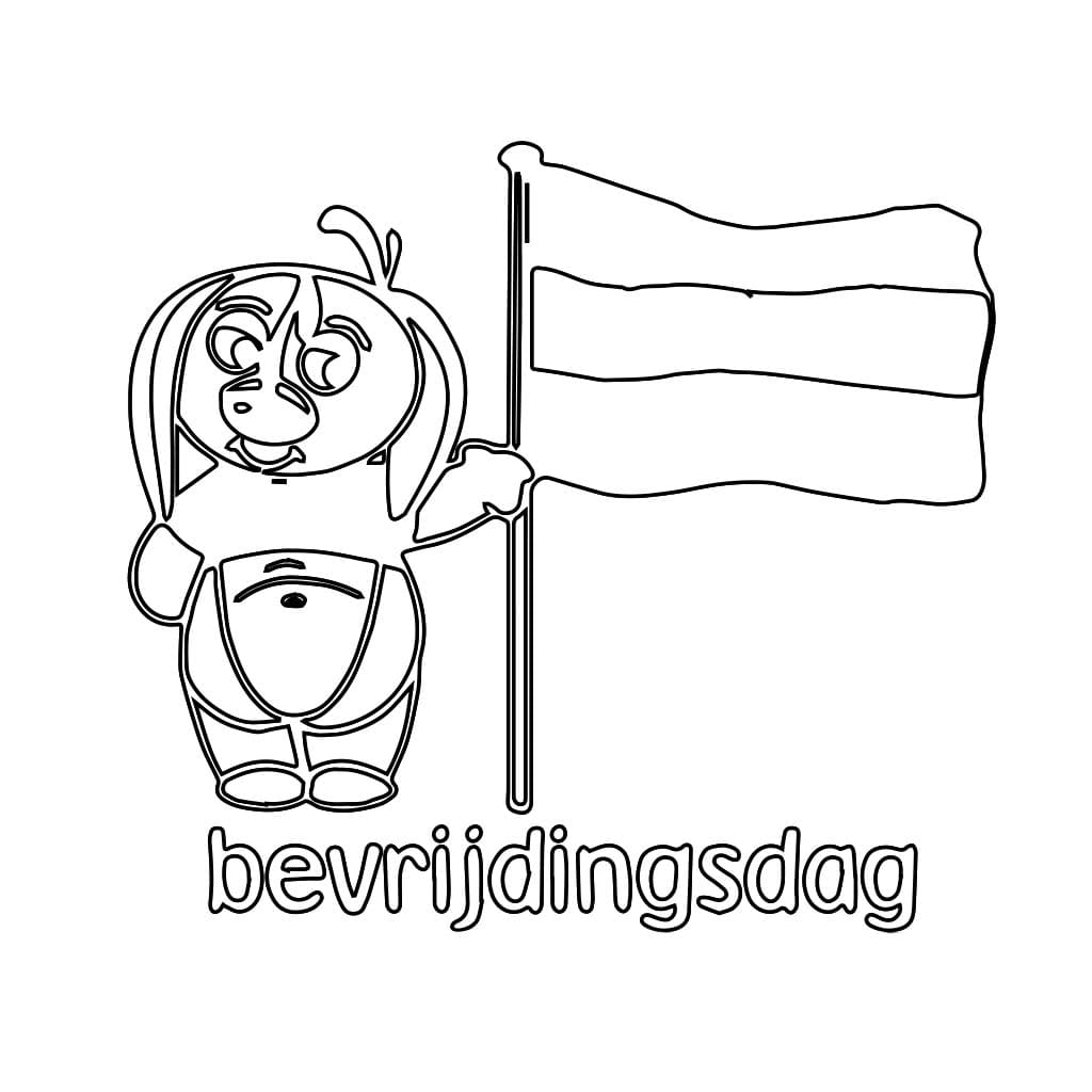 Bevrijdingsdag stripfiguur