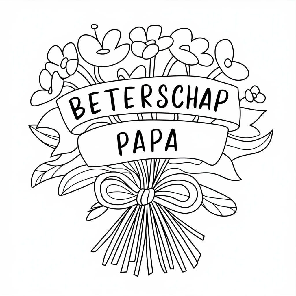 Boeket Beterschap Papa