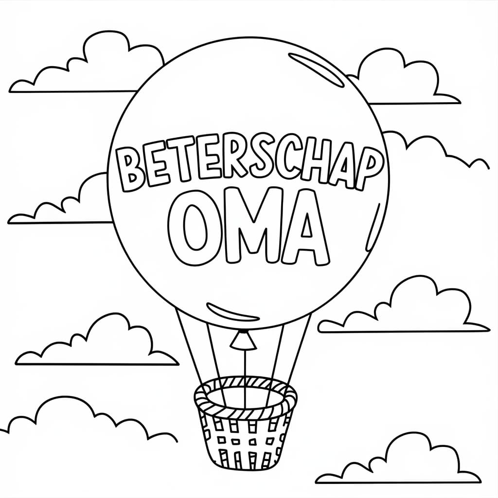 De heteluchtballon Beterschap Oma