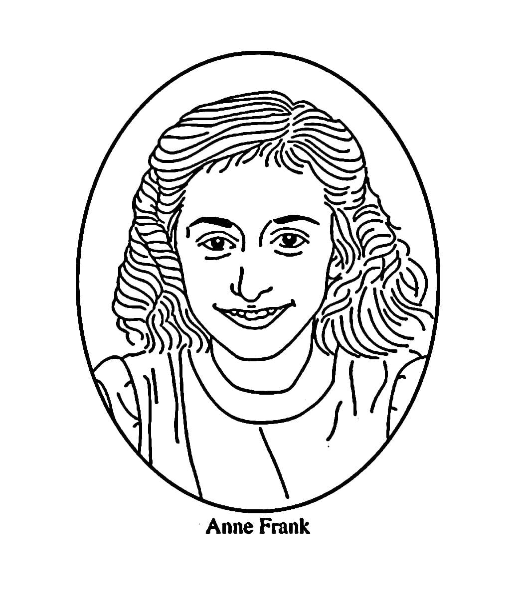 Portret van Anne Frank