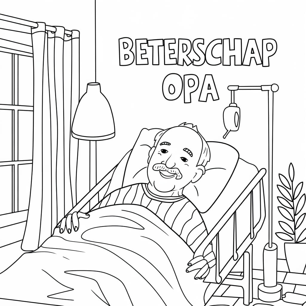 Tekenen Beterschap Opa