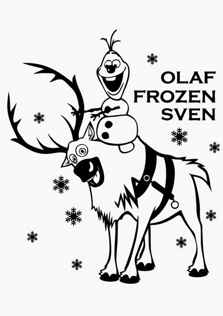 Bevroren Olaf en Sven